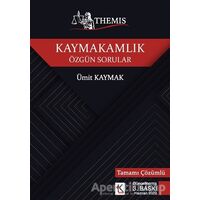 Kaymakamlık - Özgün Sorular - Ümit Kaymak - Kuram Kitap