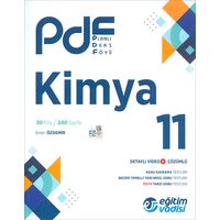 11.Sınıf Kimya PDF Planlı Ders Föyü Eğitim Vadisi