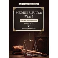 Adli ve İdari Hakimlik İçin Medeni Usul’de 7’de 7 - Alemdağ Köprülü - Temsil Kitap