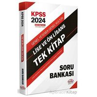 2024 Editör KPSS Lise ve Önlisans Tek Kitap Soru Bankası