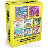 3-7 Yaş Çocuklar İçin IQ Zeka ve Dikkat Geliştiren Oyunlar (8 Kitap Takım)