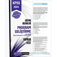 2024 KPSS Eğitim Bilimleri Program Geliştirme Yaprak Test - Kolektif - Pegem Akademi Yayıncılık