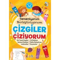 Çizgiler Çiziyorum - Tamamlıyorum Birleştiriyorum - Kolektif - Bıcırık Yayınları