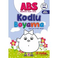 ABS 3-4 Yaş Kodlu Boyama - Buçe Dayı - Pinokyo Yayınları