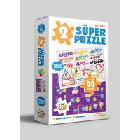 2 Süper Puzzle - Renkler ve Şekiller 2+ Yaş - 0-6 Yaş Yayınları
