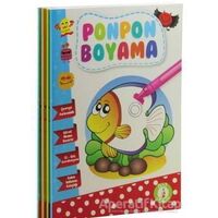 Ponpon Boyama (4 Kitap Takım) - Kolektif - Ema Çocuk