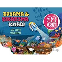 Su Altı Yaşamı Boyama Ve Çıkartma Kitabı - Kolektif - Çikolata Yayınevi