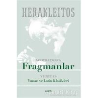 Fragmanlar - Herakleitos - Alfa Yayınları
