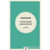 Yavaşladıkça Çoğalıyorum - Michel de Montaigne - Zeplin Kitap