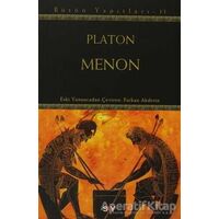 Menon - Bütün Yapıtları 11 - Platon (Eflatun) - Say Yayınları