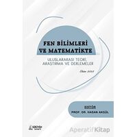 Fen Bilimleri ve Matematikte Uluslararası Teori, Araştırma ve Derlemeler