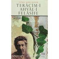 Teracim-i Ahval-i Felasife (Filozofların Biyografileri)