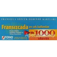 Fransızcada İlk 1000 Sözcük Kartları - Kolektif - Fono Yayınları