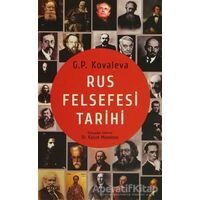 Rus Felsefesi Tarihi - Galina Petrovna Kovaleva - Çizgi Kitabevi Yayınları