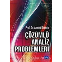 Çözümlü Analiz Problemleri - Ahmet Dernek - Nobel Akademik Yayıncılık