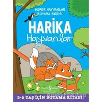 Harika Hayvanlar - Süper Hayvanlar Boyama Serisi - Kolektif - İş Bankası Kültür Yayınları