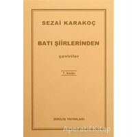 Batı Şiirlerinden Çeviriler - Sezai Karakoç - Diriliş Yayınları
