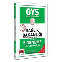 Yargı 2020 GYS T.C. Sağlık Bakanlığı Şef Unvanı İçin Çözümlü 5 Deneme