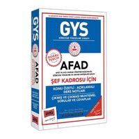 Yargı GYS AFAD Şef Kadrosu İçin Konu Özetli