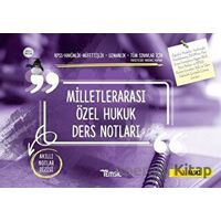 Milletlerarası Özel Hukuku Ders Notları - Kolektif - Temsil Kitap