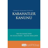 Kabahatler Kanunu - Gülfem Pamuk - Beta Yayınevi