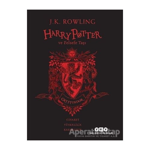 Harry Potter ve Felsefe Taşı 20. Yıl Gryffindor Özel Baskısı - J. K. Rowling - Yapı Kredi Yayınları