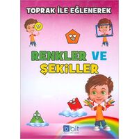 Toprak İle Eğlenerek Renkler ve Şekiller Bulut Eğitim Yayınları