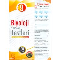 9. Sınıf Biyoloji Yaprak Test - Palme Yayınevi - 2017