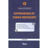 Kaymakamlık Sınav Mevzuatı (Sadeleştirilmiş) - Can Çelik - Temsil Kitap