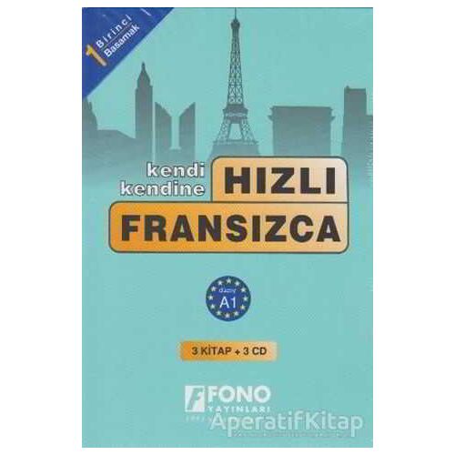 Hızlı Fransızca 1. Basamak (3 Kitap + 3 CD) - Kolektif - Fono Yayınları