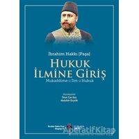 Hukuk İlmine Giriş - İbrahim Hakkı - DBY Yayınları