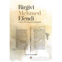 Birgivi Mehmed Efendi - Huriye Martı - Türkiye Diyanet Vakfı Yayınları