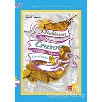 Robinson Crusoe - İkaros Çocuk Klasikleri (İki Farklı Renkte) - Daniel Defoe - İkaros Yayınları