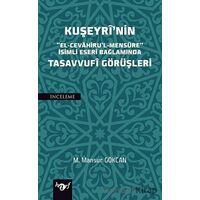 Kuşeyrinin Tasavvufi Görüşleri - M. Mansur Gökcan - Harf Eğitim Yayıncılık