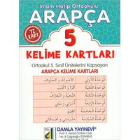 Arapça Kelime Kartları 5 Damla Yayınevi