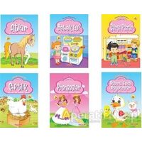 Aktiviteli Boyama Kitabı - Pembe Seti (6 Kitap Takım) - Kolektif - Yumurcak Yayınları
