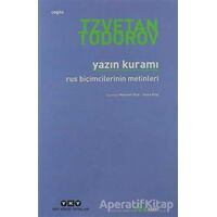 Yazın Kuramı - Tzvetan Todorov - Yapı Kredi Yayınları