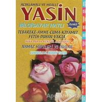 Açıklamalı ve Mealli Yasin Bilgisayar Hatlı Renkli - Merve Yayınları