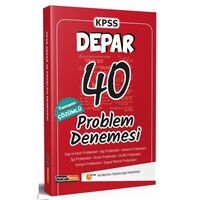 Kariyer Meslek 2021 KPSS DEPAR Problem 40 Deneme Çözümlü