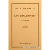 Batı Şiirlerinden Çeviriler - Sezai Karakoç - Diriliş Yayınları