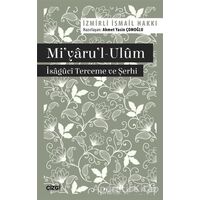 Miyarul-Ulüm - İzmirli İsmail Hakkı - Çizgi Kitabevi Yayınları