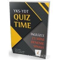 YKS-YDT İngilizce Quiz Time 25 Mini Deneme Sınavı