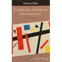 Entelektüel Anlatıyı mı Savunuyorum - Mehmet Rifat - Yapı Kredi Yayınları