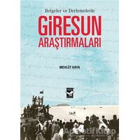 Giresun Araştırmaları - Mevlüt Kaya - Arı Sanat Yayınevi