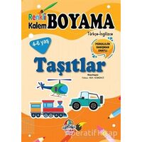 Renkli Kalem Boyama / Taşıtlar - Türkan Ada Kömürcü - Yağmur Çocuk