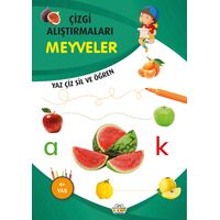 Meyveler - Çizgi Alıştırmaları - Emine Ulusoy - 0-6 Yaş Yayınları