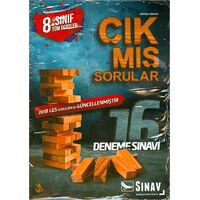 Sınav 8.Sınıf Tüm Dersler Çıkmış Sorularla 16 Deneme