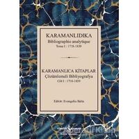 Karamanlıca Kitaplar - Evangelia Balta - İş Bankası Kültür Yayınları
