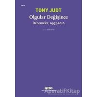 Olgular Değişince - Tony Judt - Yapı Kredi Yayınları