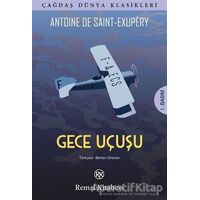 Gece Uçuşu - Antoine de Saint-Exupery - Remzi Kitabevi